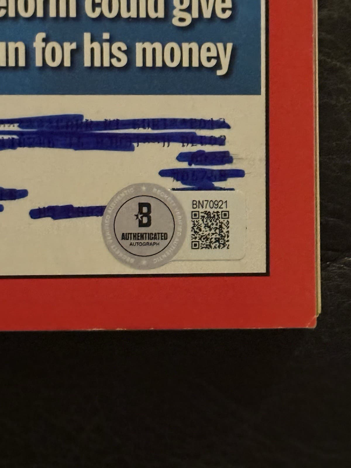 John McCain Signed Time Magazine Beckett COA Senator Ran for President - image 2