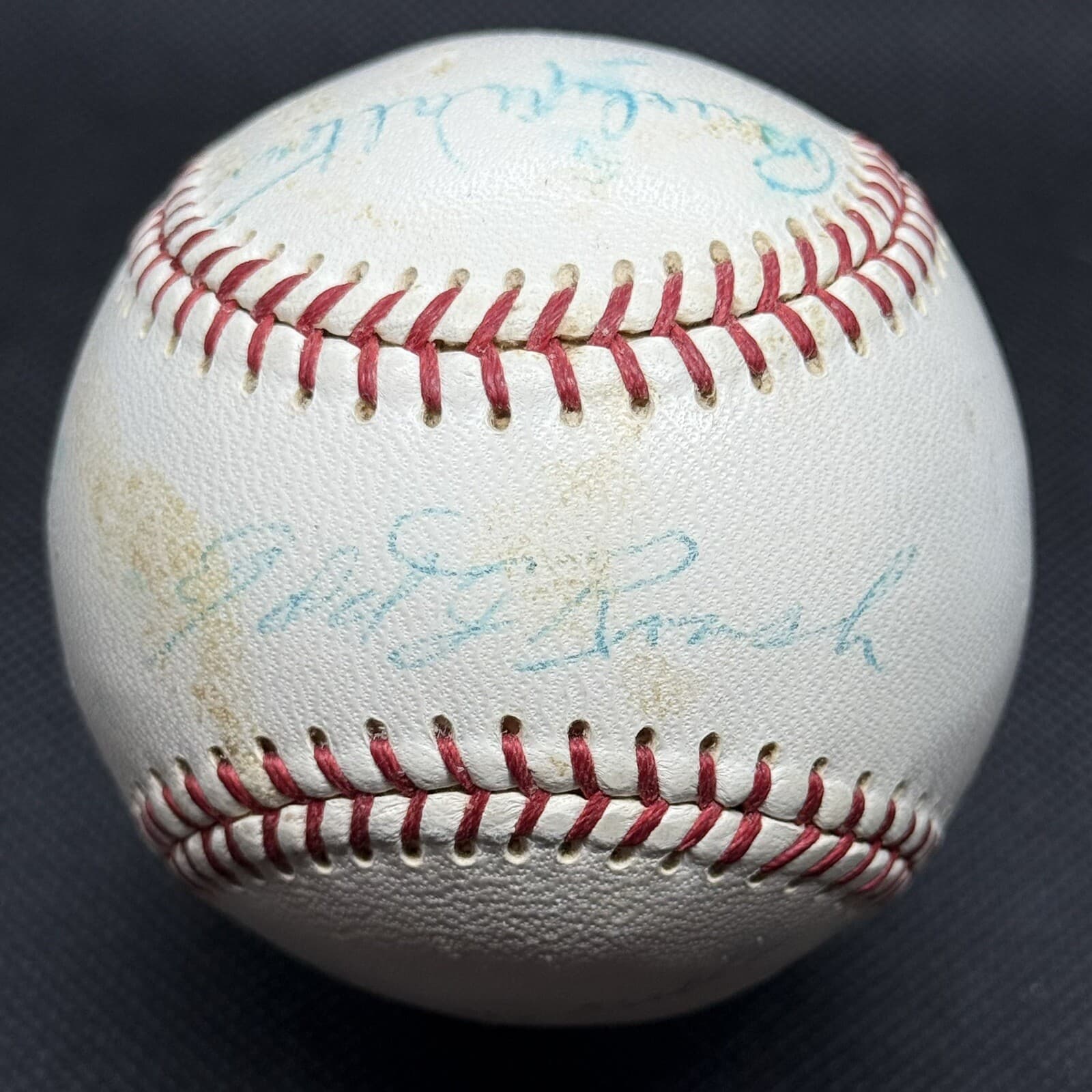 Edd Roush Pete Rose Ted Klu Cincinnati Reds 100th Multi Signed Baseball JSA LOA