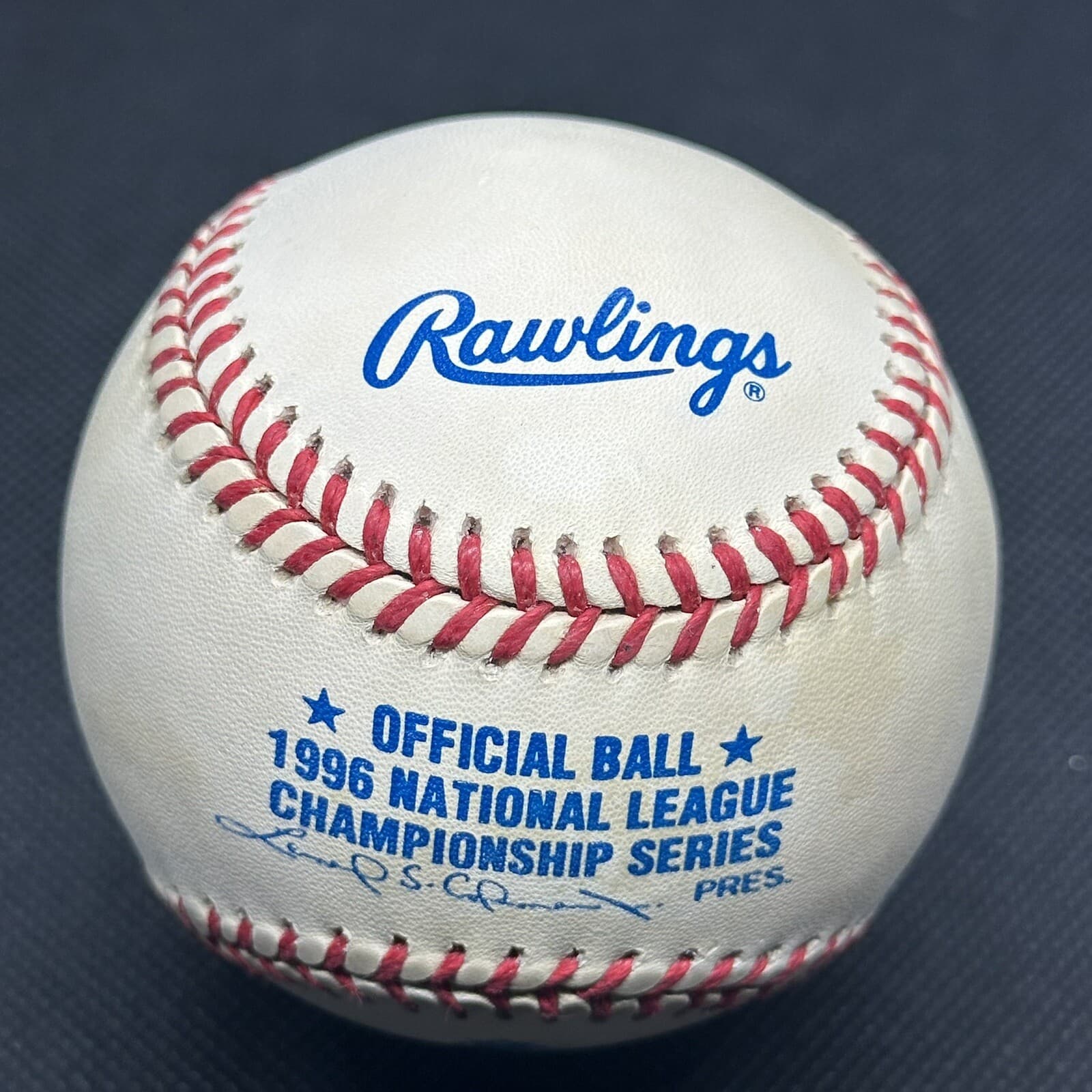 1996 NLCS Rawlings Official Logo Baseball National League Championship Series - image 2