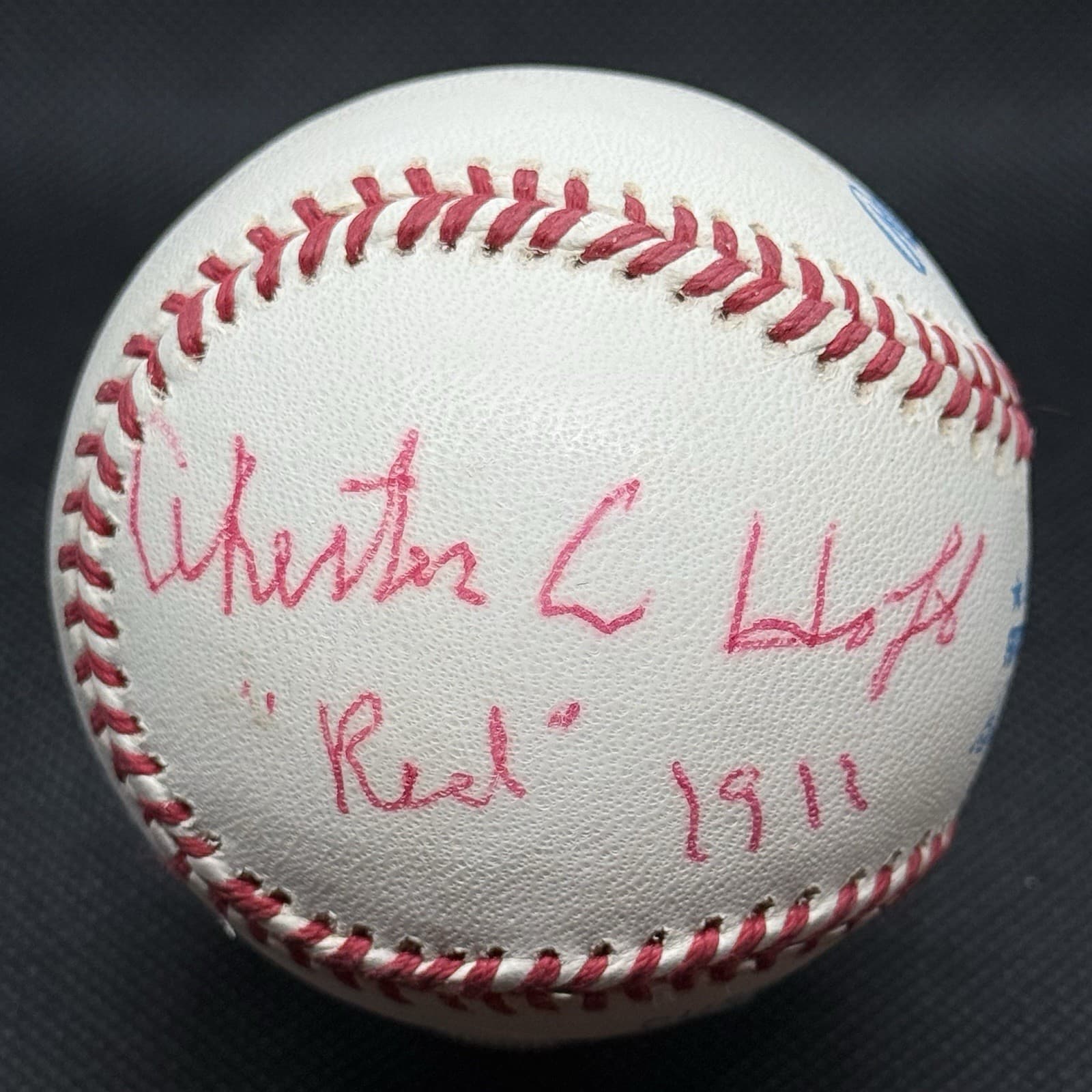 Chester Red Hoff 1911 New York Yankees Signed Baseball JSA COA Dead Ball Era