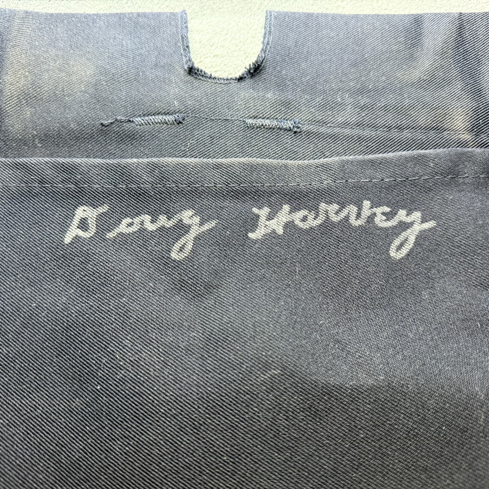 Doug Harvey Signed Game Used Ball Bag Doug Harvey Personal Collection COA Umpire - image 2