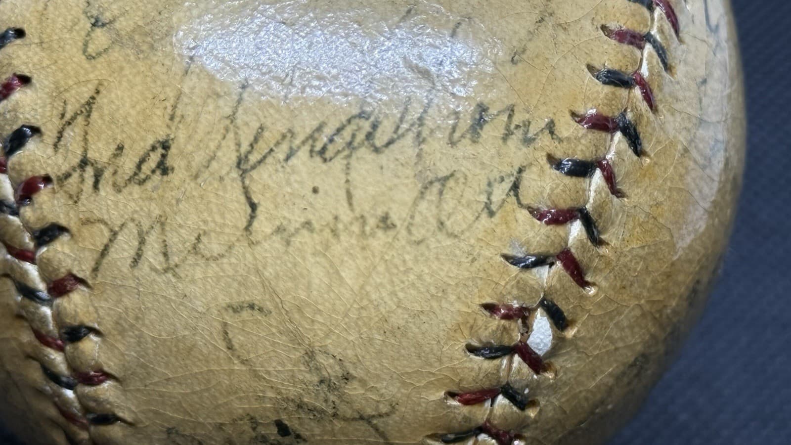 Melvin Mel Ott 1928 New York Giants Signed Baseball HOF John McGraw JSA LOA! - image 2