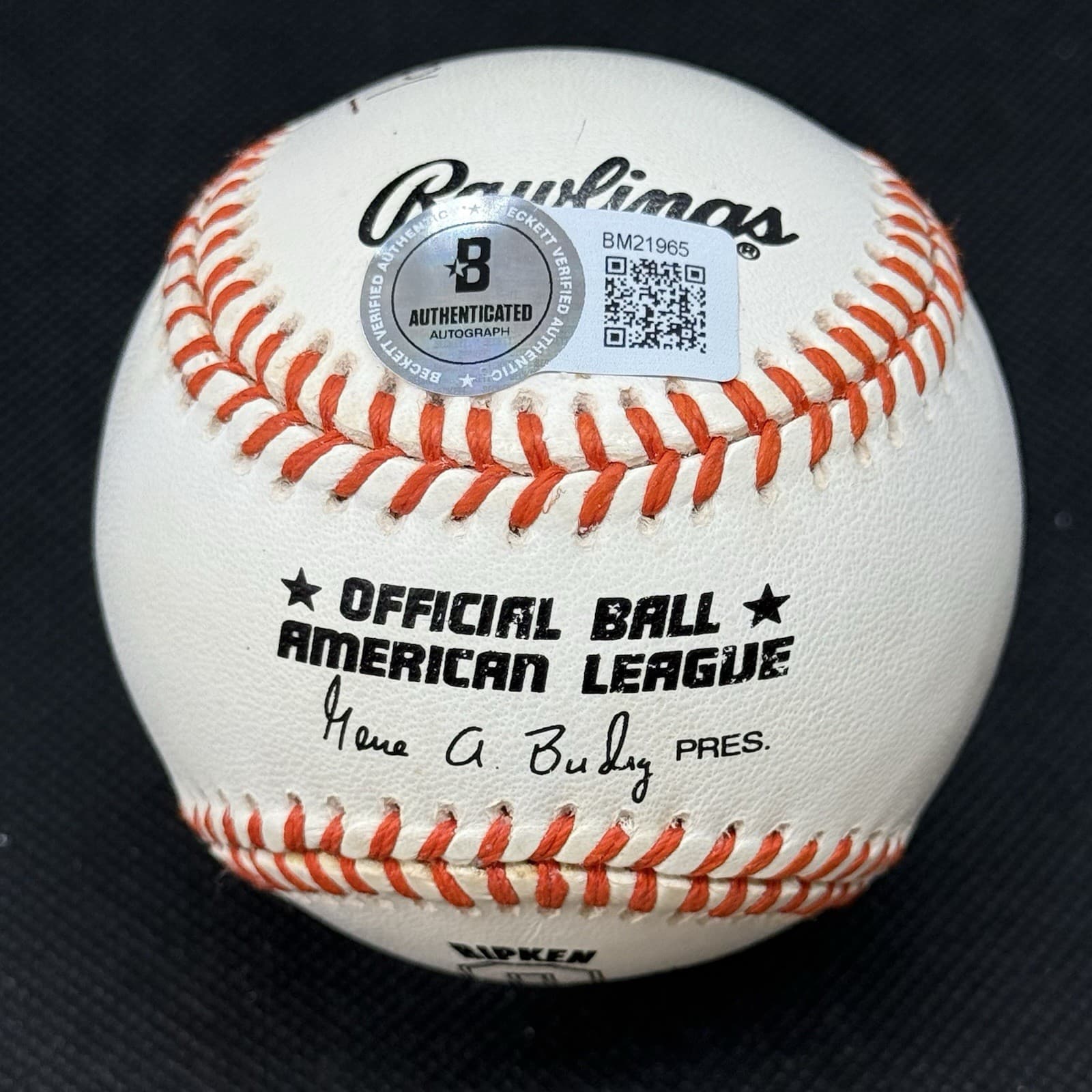 Madeleine Albright Signed Baseball Beckett COA Political Secretary of State  - image 3