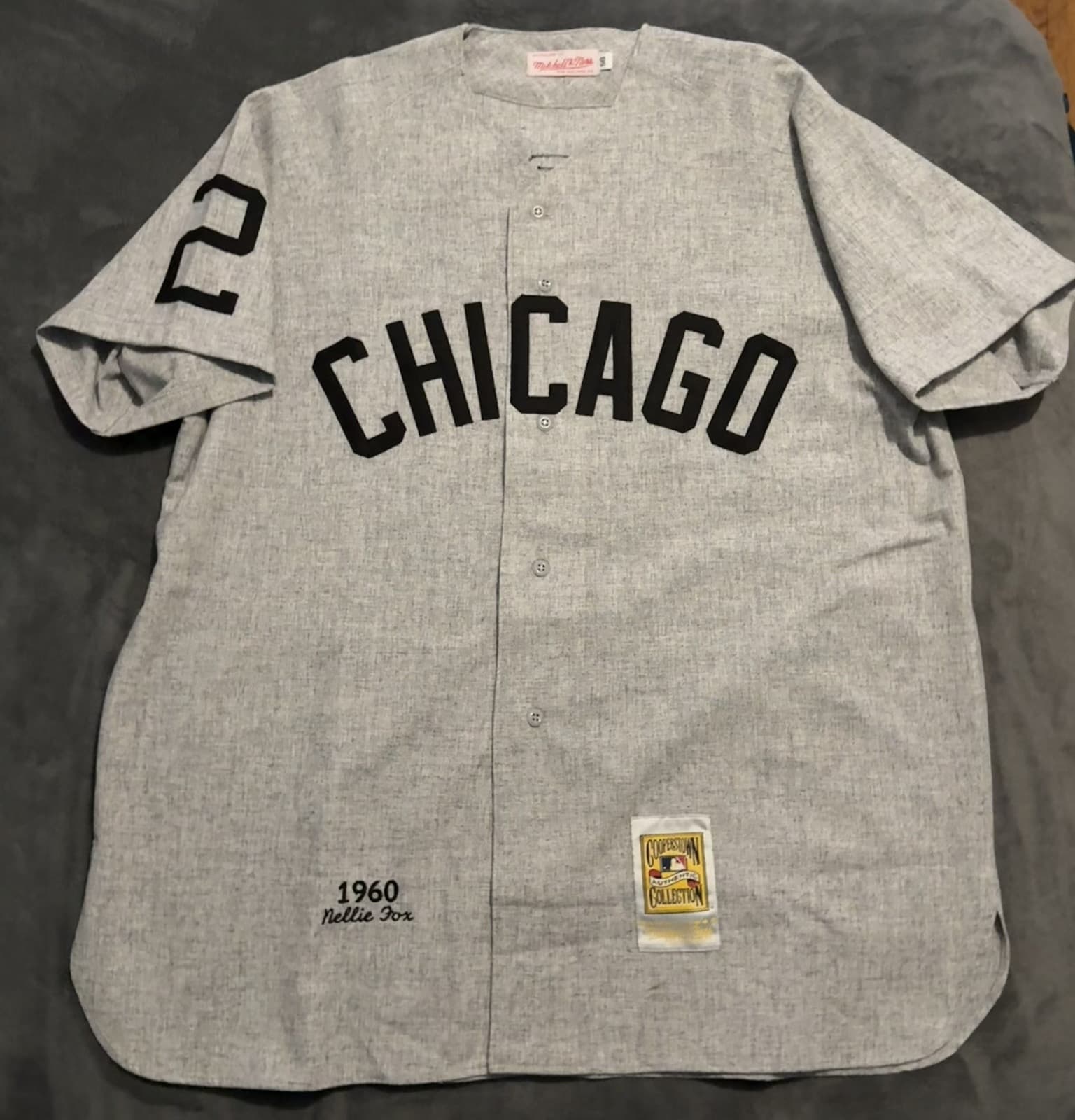 Nellie Fox Chicago White Sox Authentic Mitchell & Ness Jersey Size 56 1960