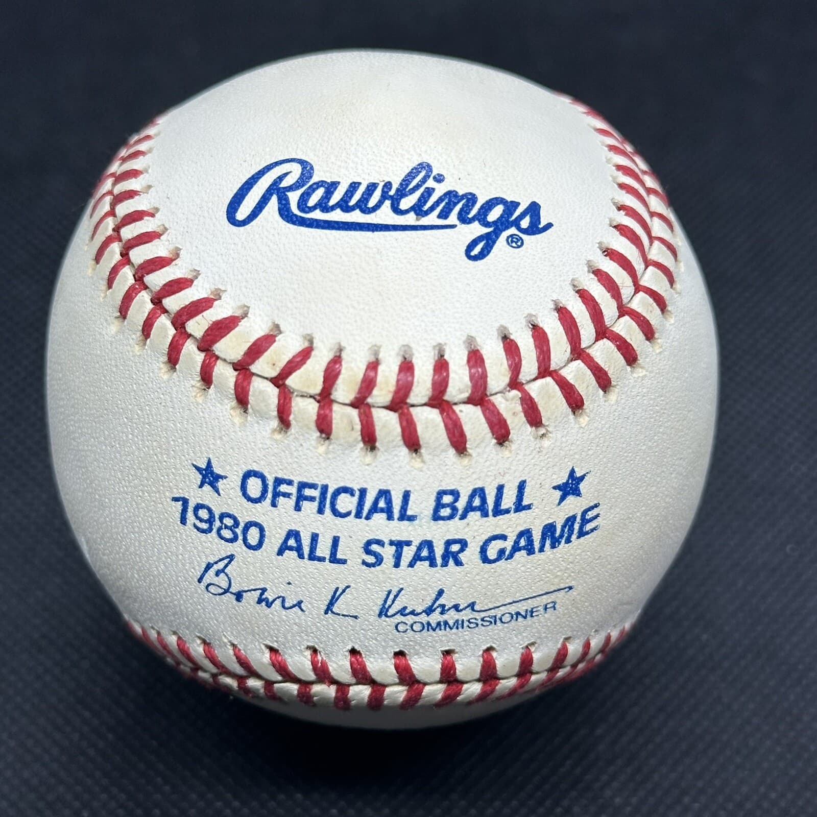 1980 All Star Game Rawlings Official Logo Baseball Commemorative !!ORIGINAL!! - image 2