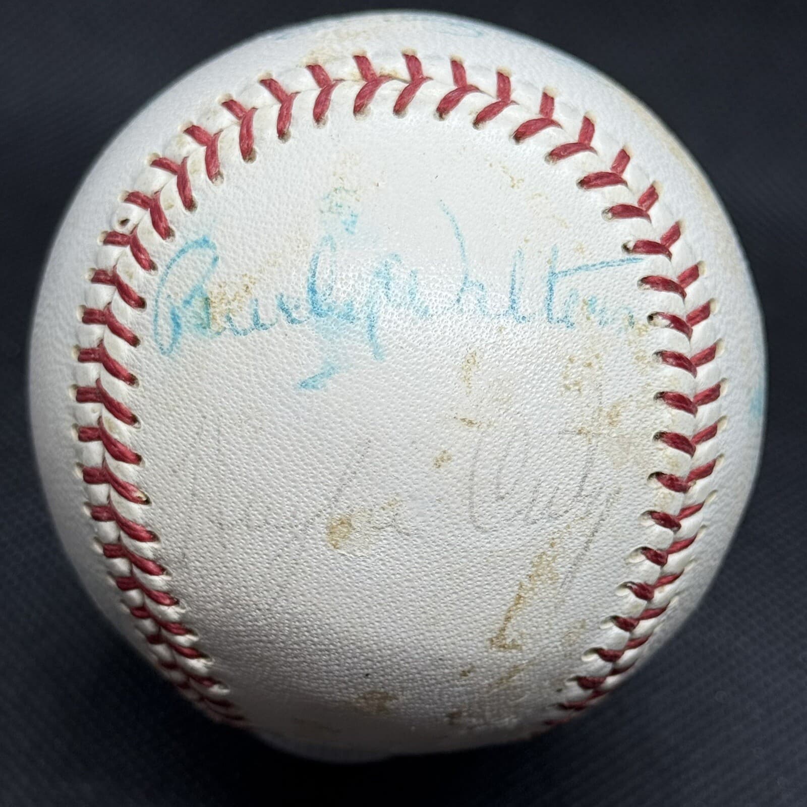 Edd Roush Pete Rose Ted Klu Cincinnati Reds 100th Multi Signed Baseball JSA LOA - image 3