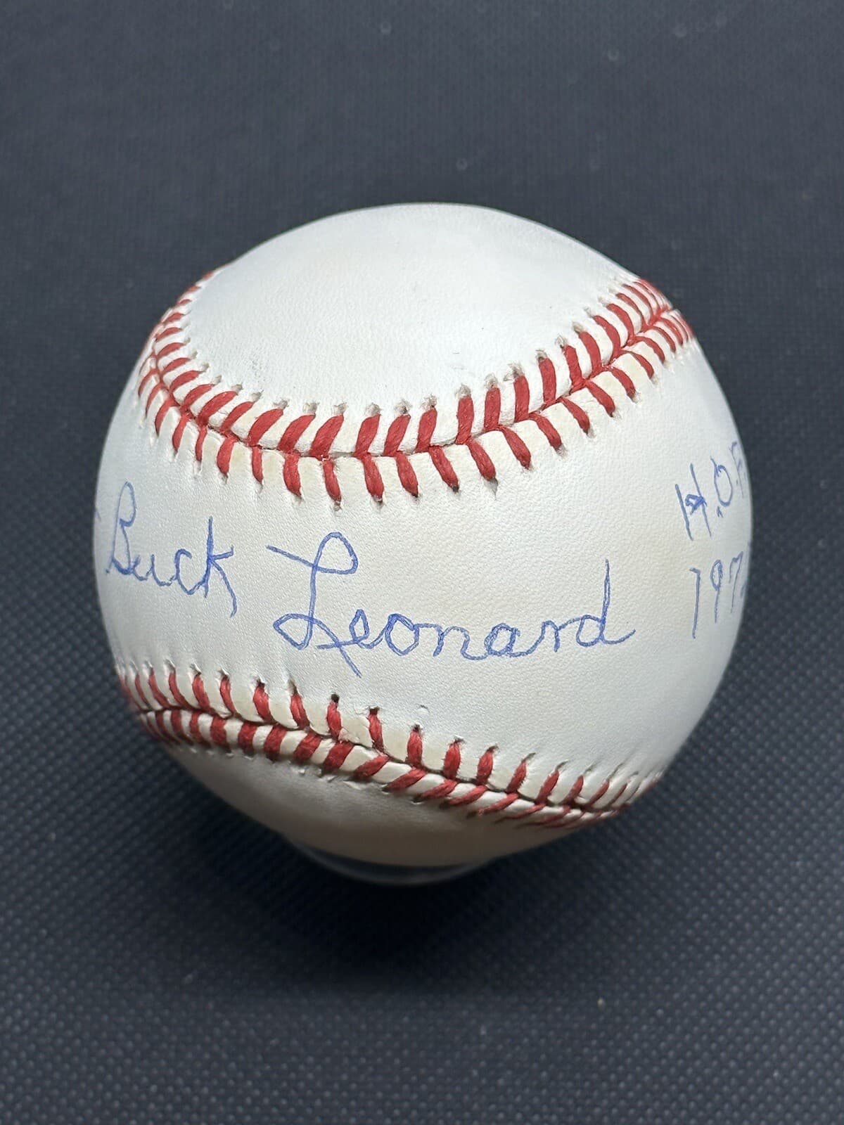 Walter Buck Leonard HOF 72 Full Name Signed Baseball Negro Leagues JSA COA - image 4