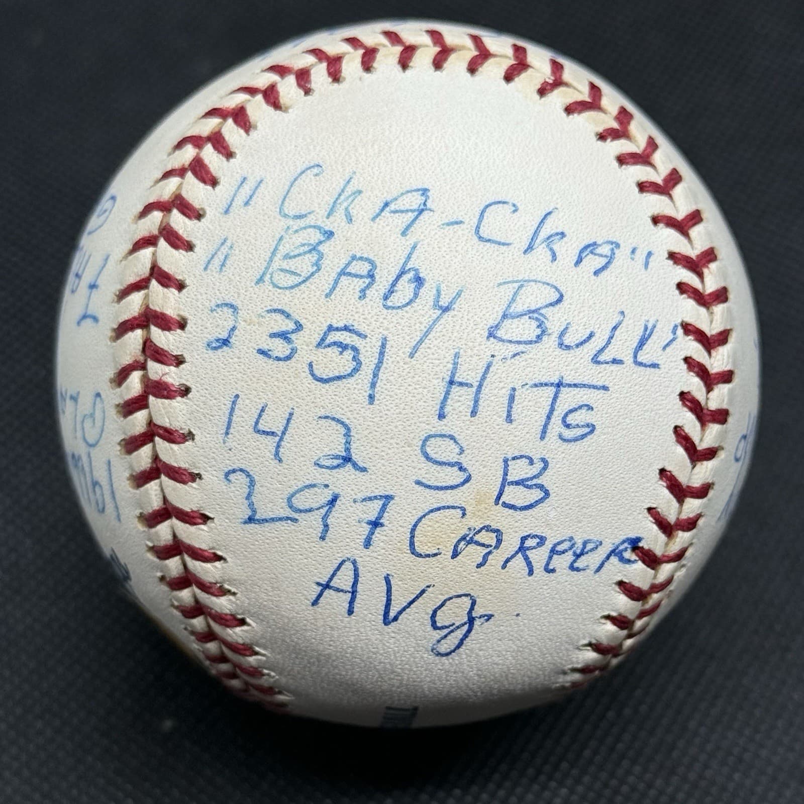 Orlando Cepeda HOF 99 16 x Stat Signed Baseball RJ Reggie Jackson COA - image 2