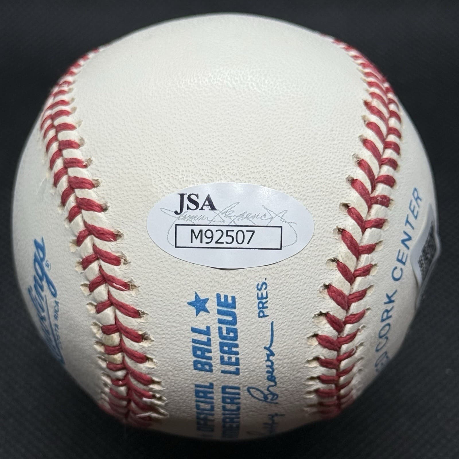 Chester Red Hoff 1911 New York Yankees Signed Baseball JSA COA Dead Ball Era - image 3