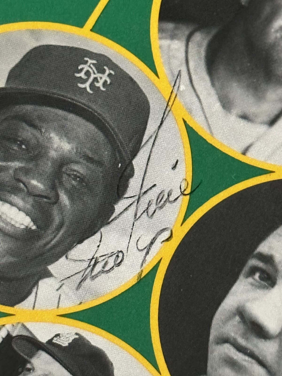 Willie Mays Signed Maury Allen Baseball's 100 Book Cover ONLY Program Giants HOF - image 2