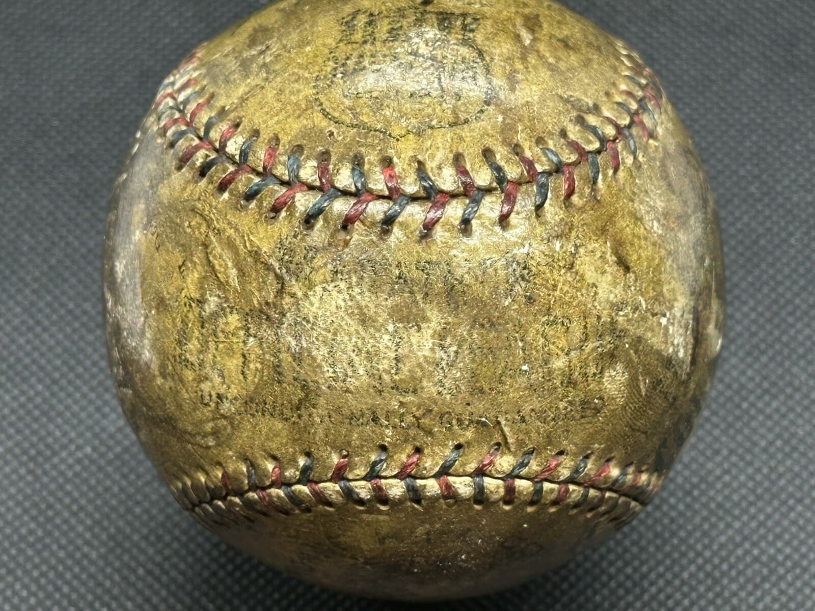 BOLD Babe Ruth Lou Gehrig Signed Baseball PSA LOA 1932 World Champ Yankees Team - image 9