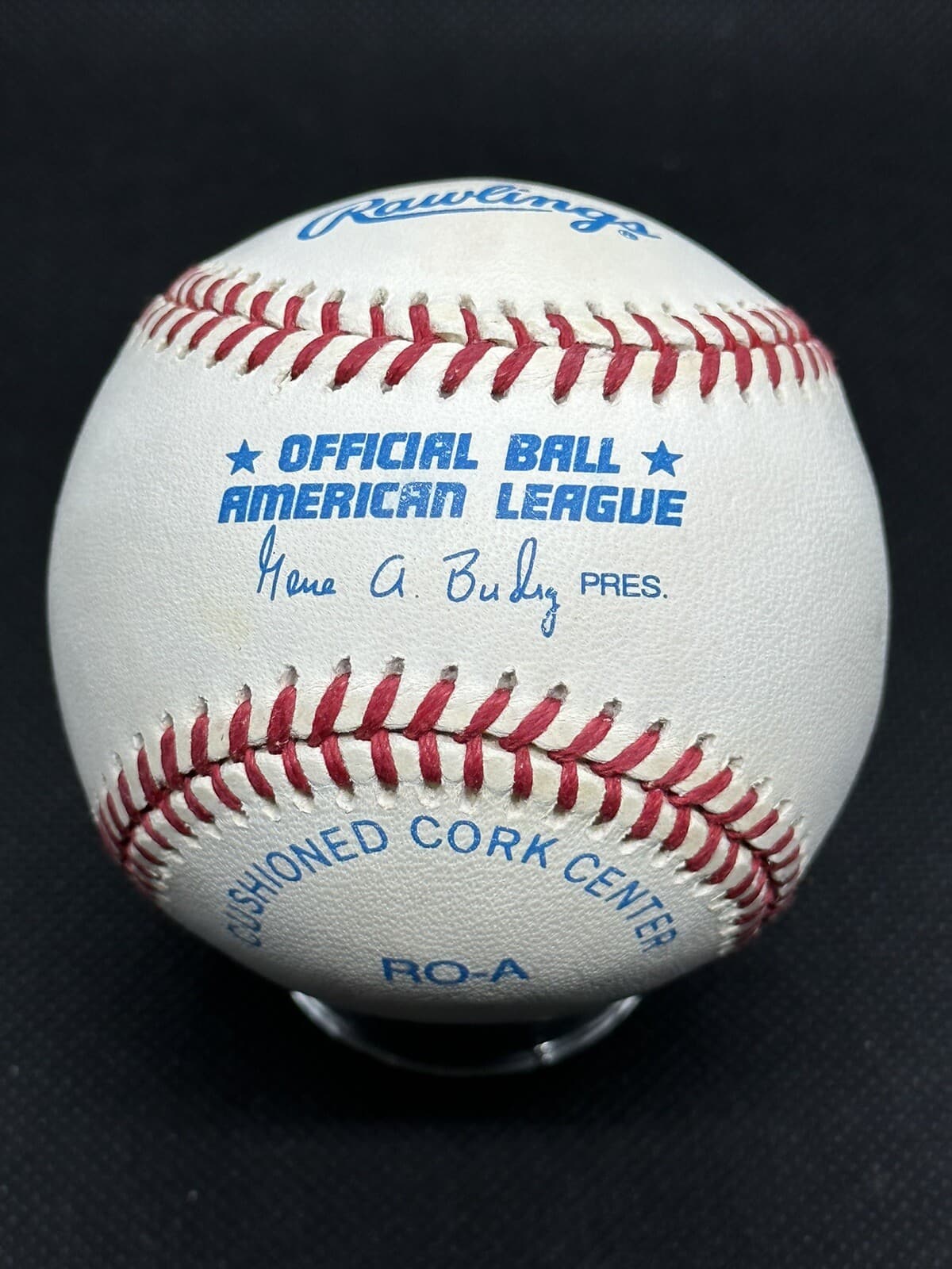 Lou Boudreau HOF 70 Signed Baseball Cleveland Indians Boston Red Sox HOF - image 2