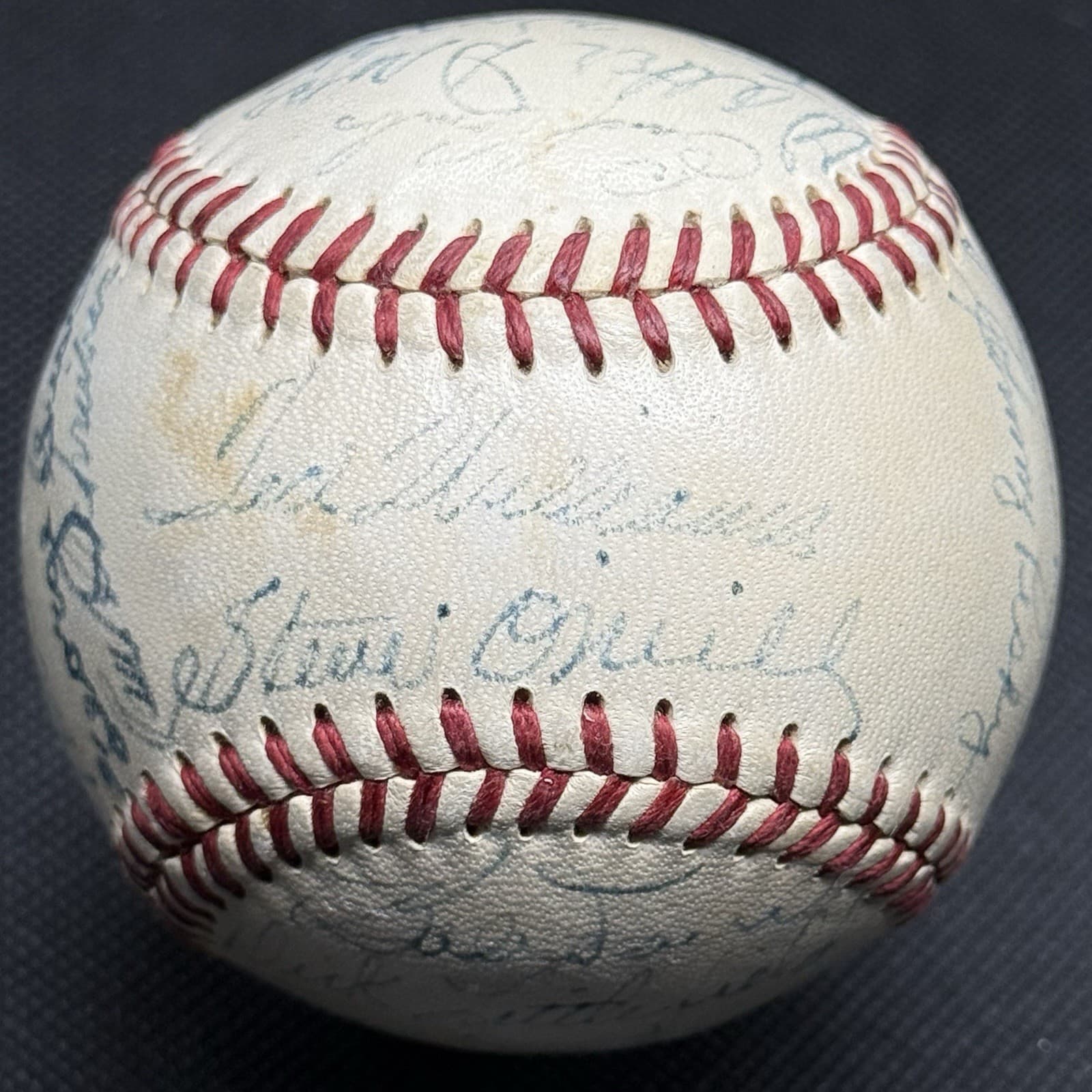 1950 Boston Red Sox Ted Williams Team Signed Baseball 26 Autos HOF Dimaggio