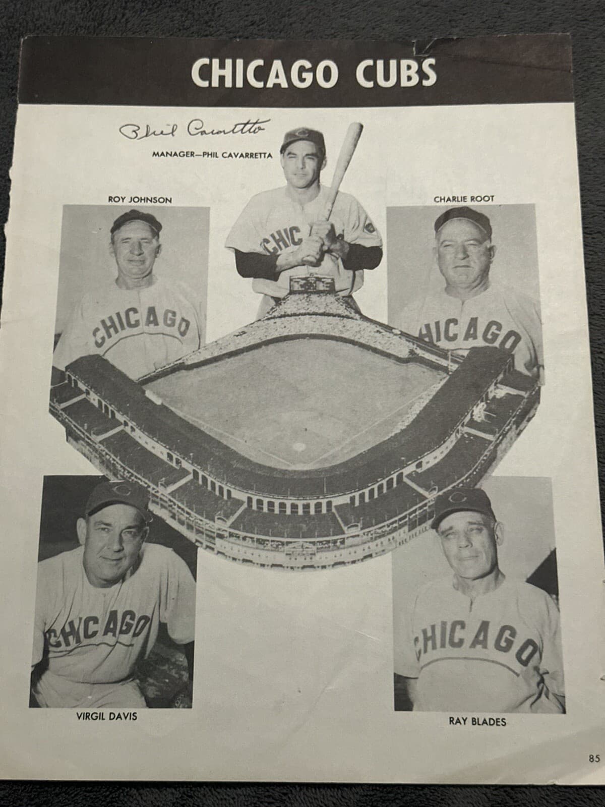 Cubs Multi Signed 8x11 Photo Page JSA LOA Hank Sauer Lown Baumholtz Cavaretta - image 2