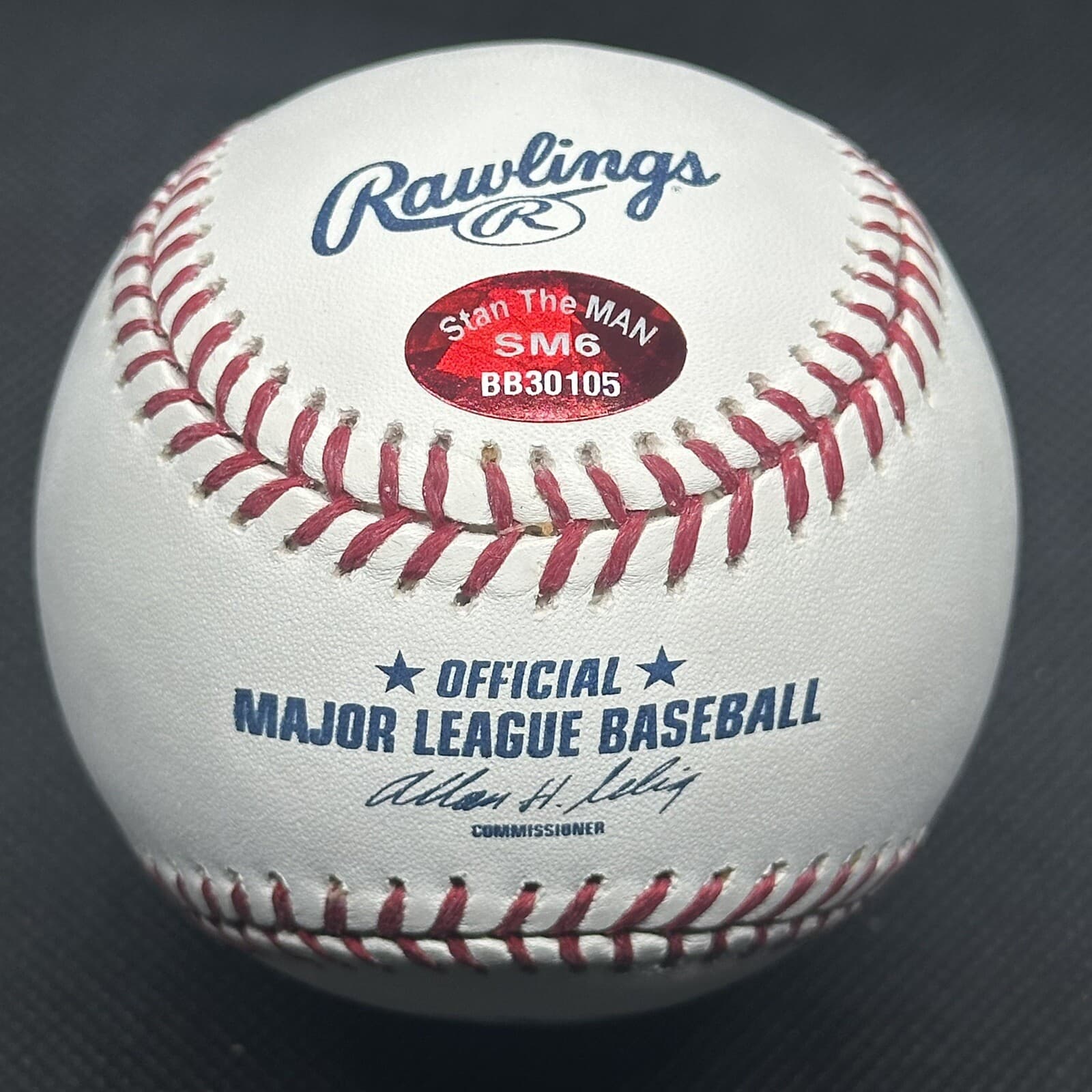 Mike Matheney Marlins Park 1st Win Signed Baseball Inaugural Game Logo Stan COA - image 2