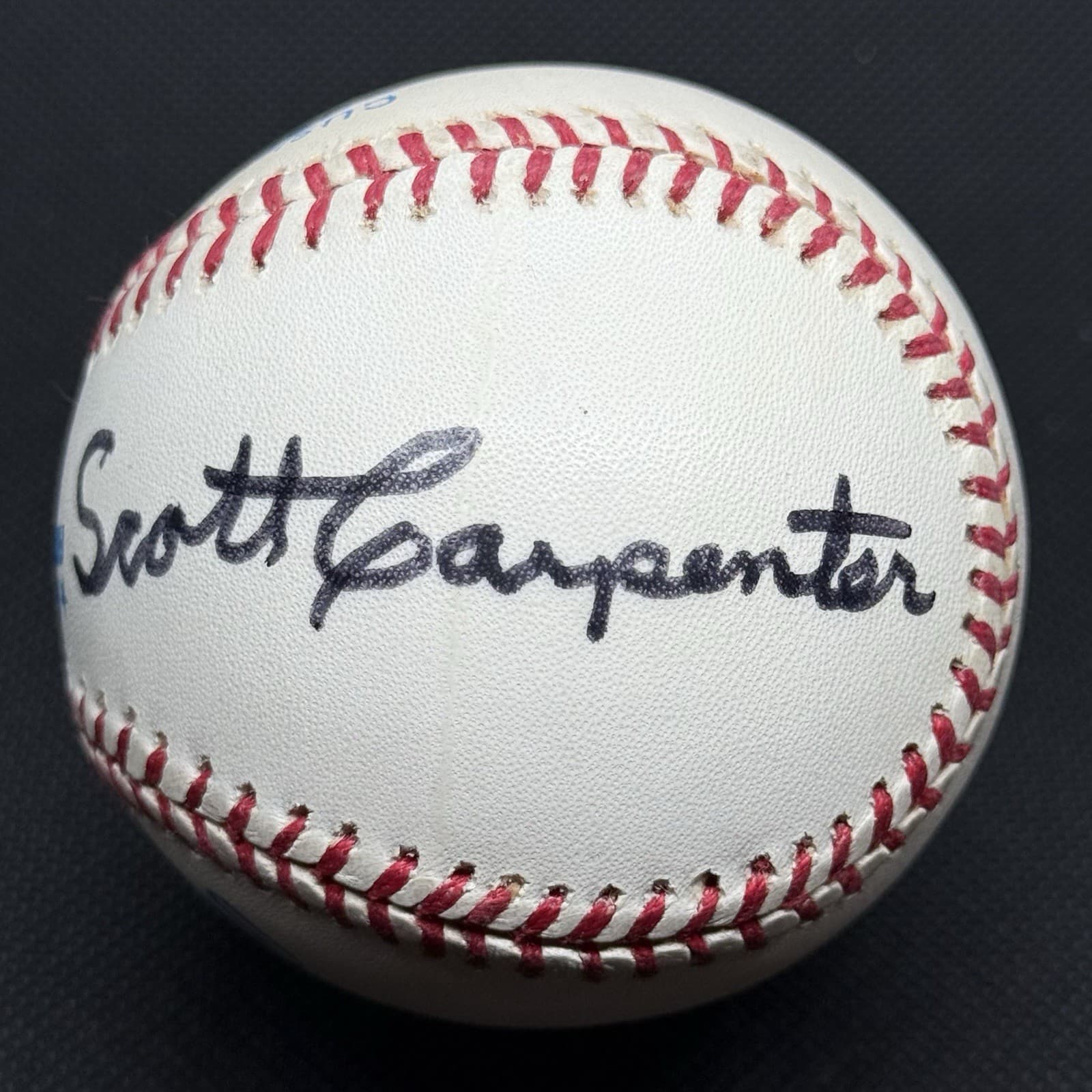 Scott Carpenter Signed Baseball Astronaut Mercury 7