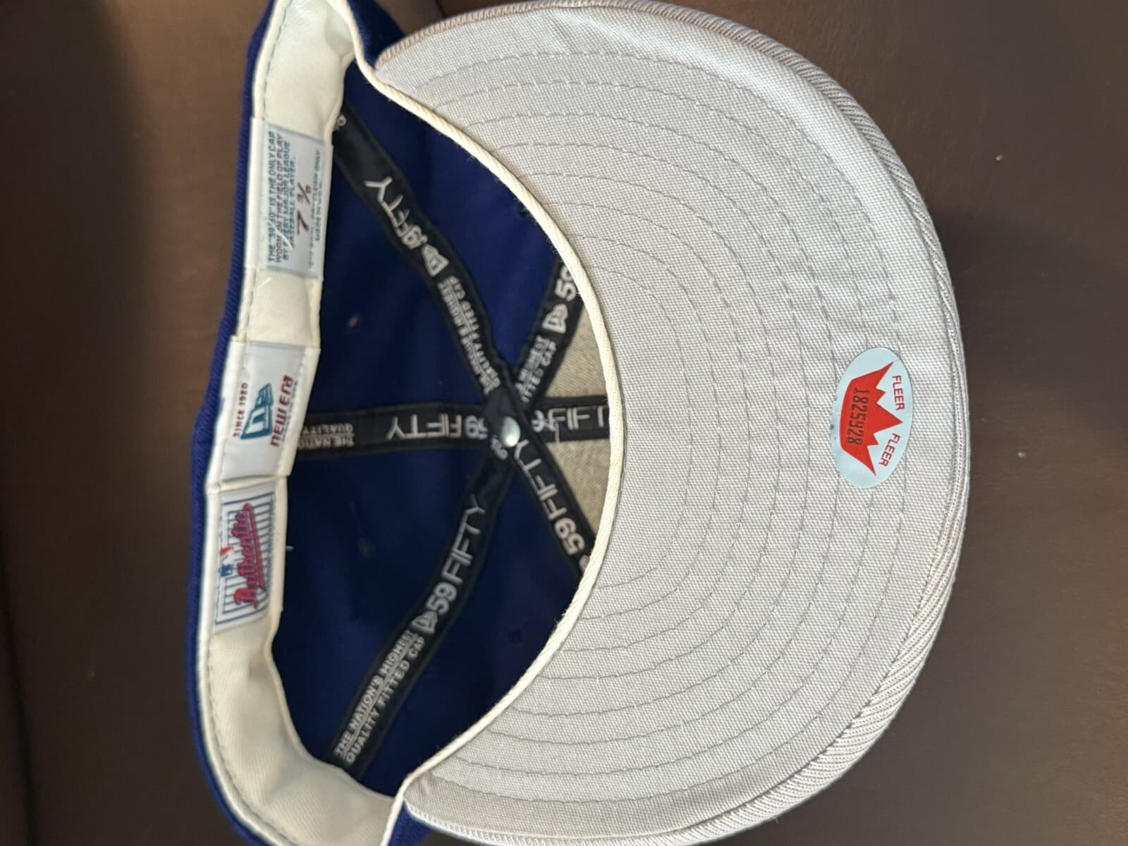 2001 Fleet Legacy Adrian Beltre Signed Los Angeles Dodgers Hat Cap Fleer COA HOF - image 3