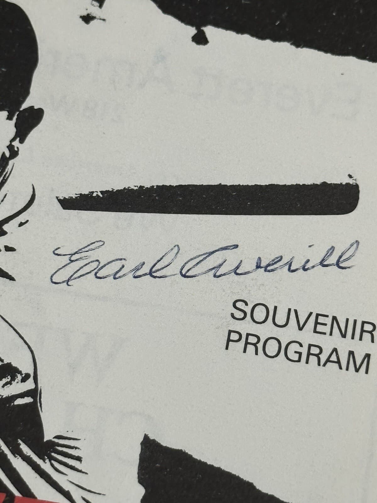 Earl Averill Night Signed Program 1973 Hall of Fame Cleveland Indians Tigers - image 2