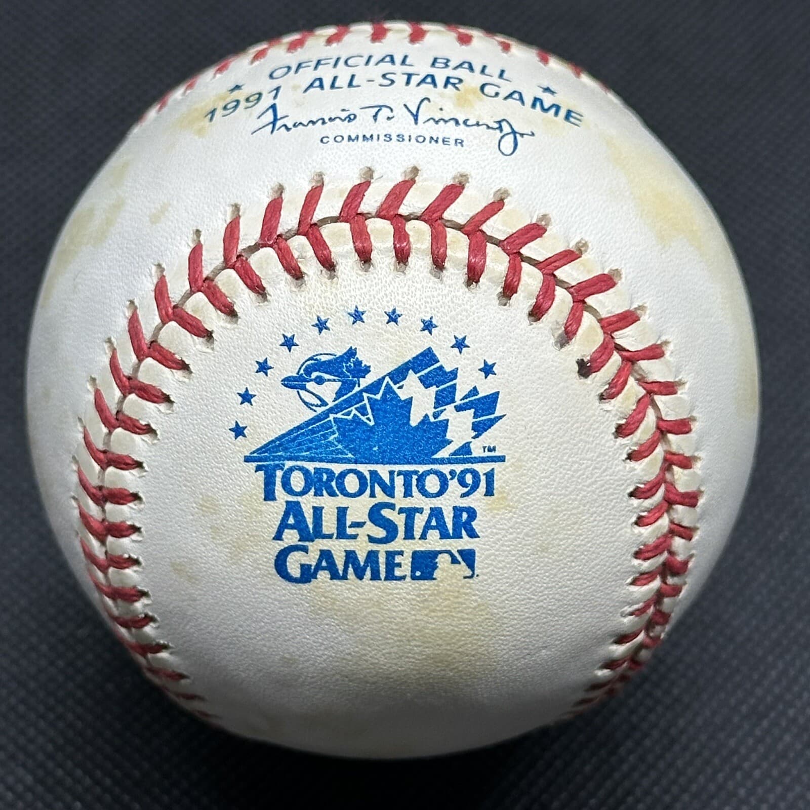 1991 All Star Game Rawlings Official Logo Baseball Commemorative ORIGINAL Jays