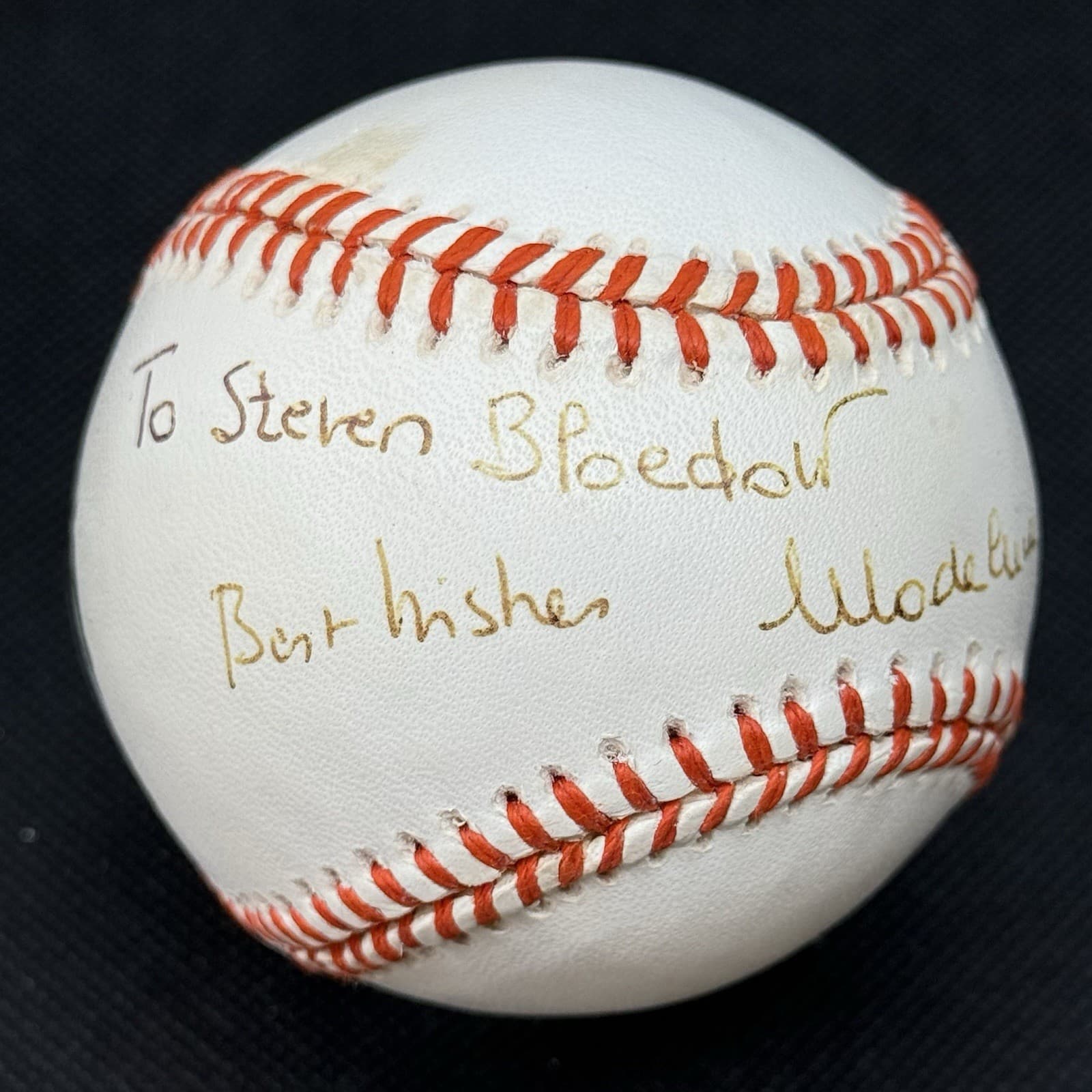 Madeleine Albright Signed Baseball Beckett COA Political Secretary of State  - image 2