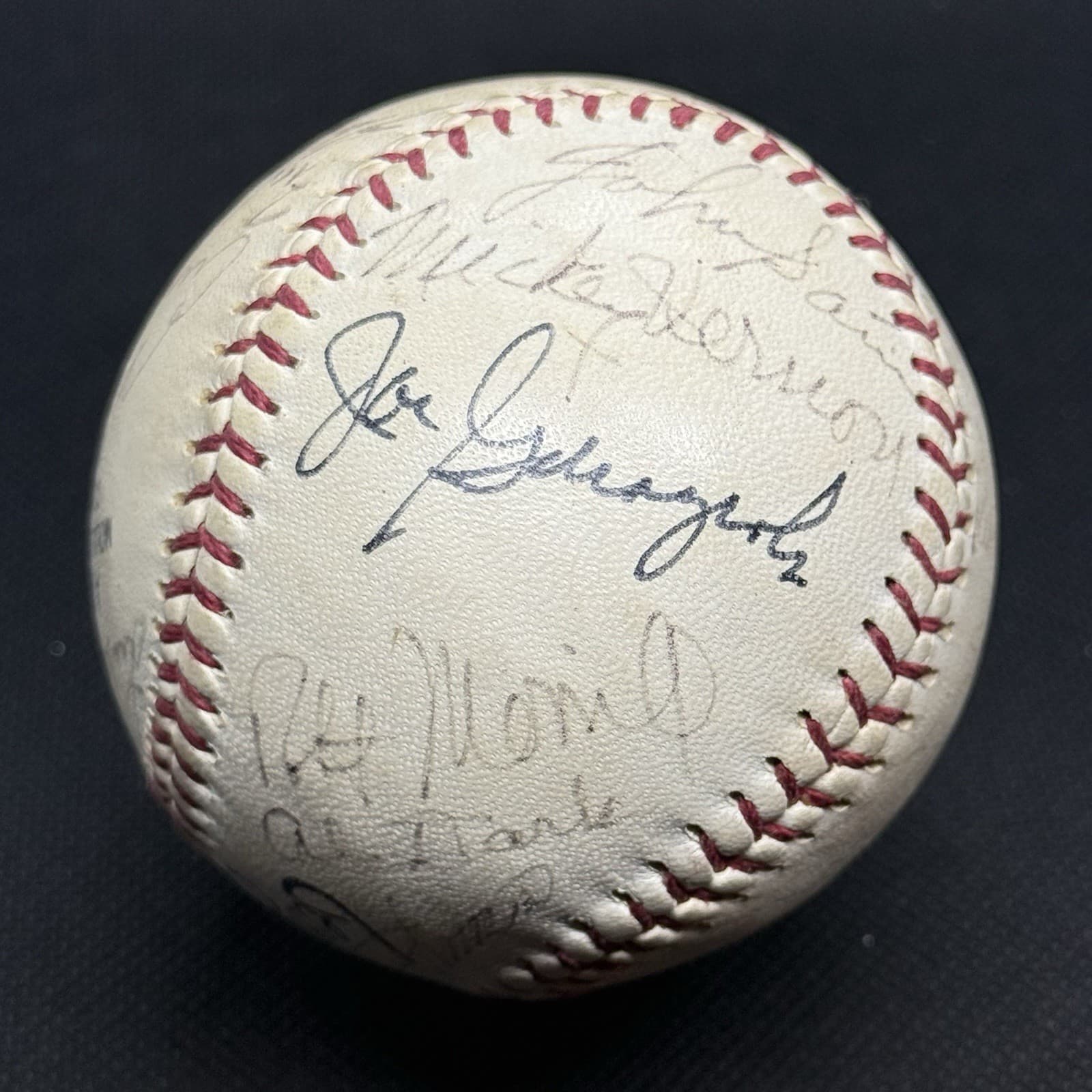 Roger Maris HOFers/Stars Signed Baseball JSA LOA 9x HOFers Banks HOF Yankees - image 5