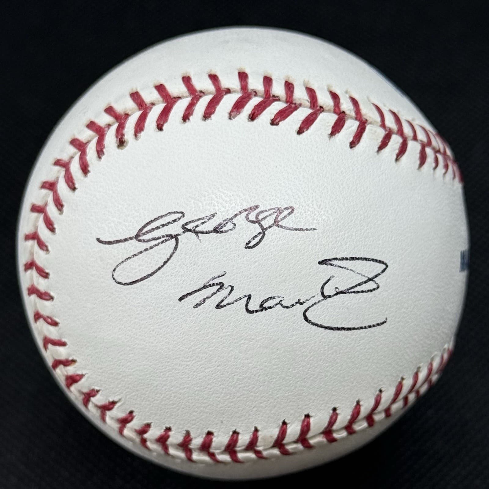 George Martin Signed Baseball PSA/DNA COA The Beatles Producer RARE!