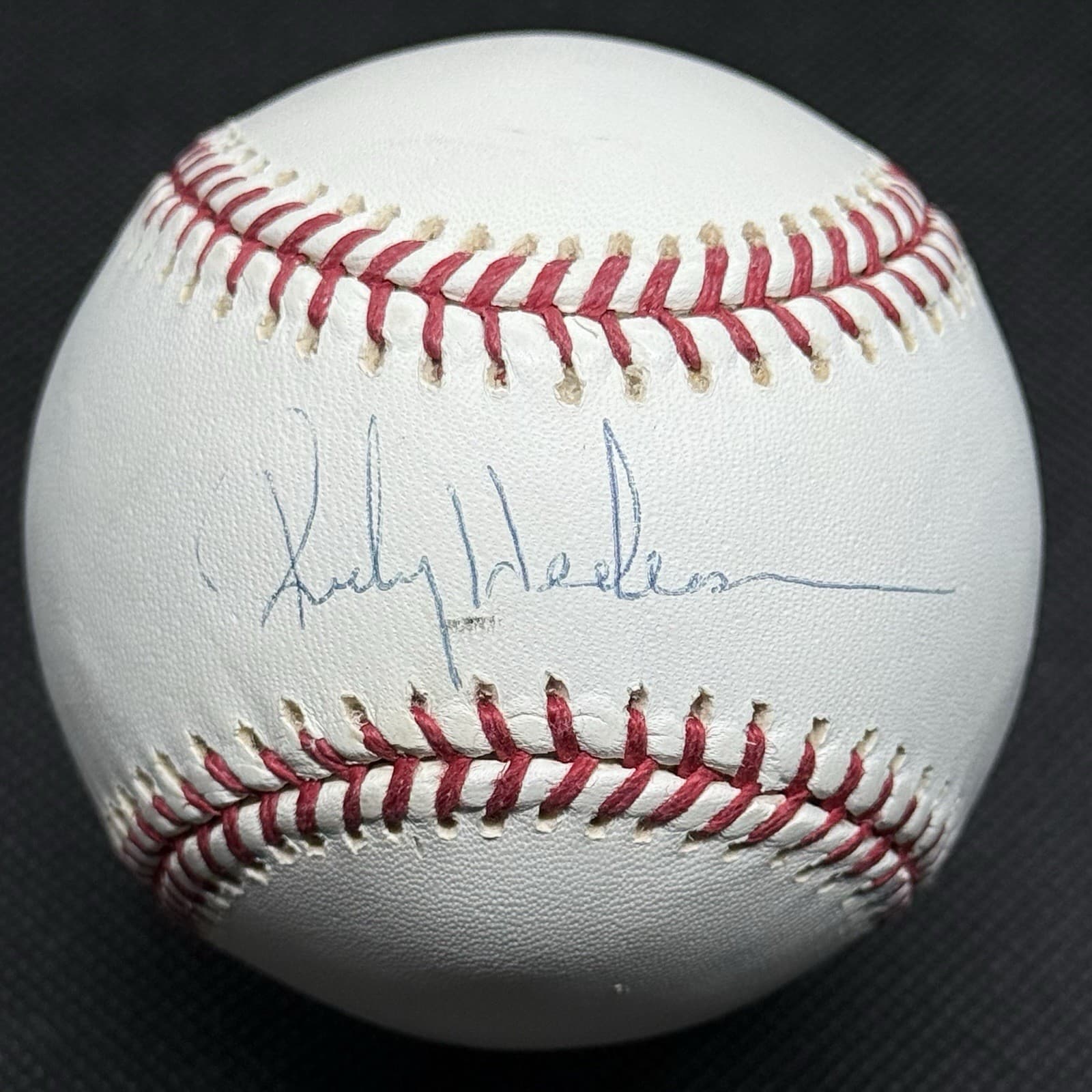 Rickey Henderson Signed Baseball Steiner COA Oakland A's Mets Yankees HOF