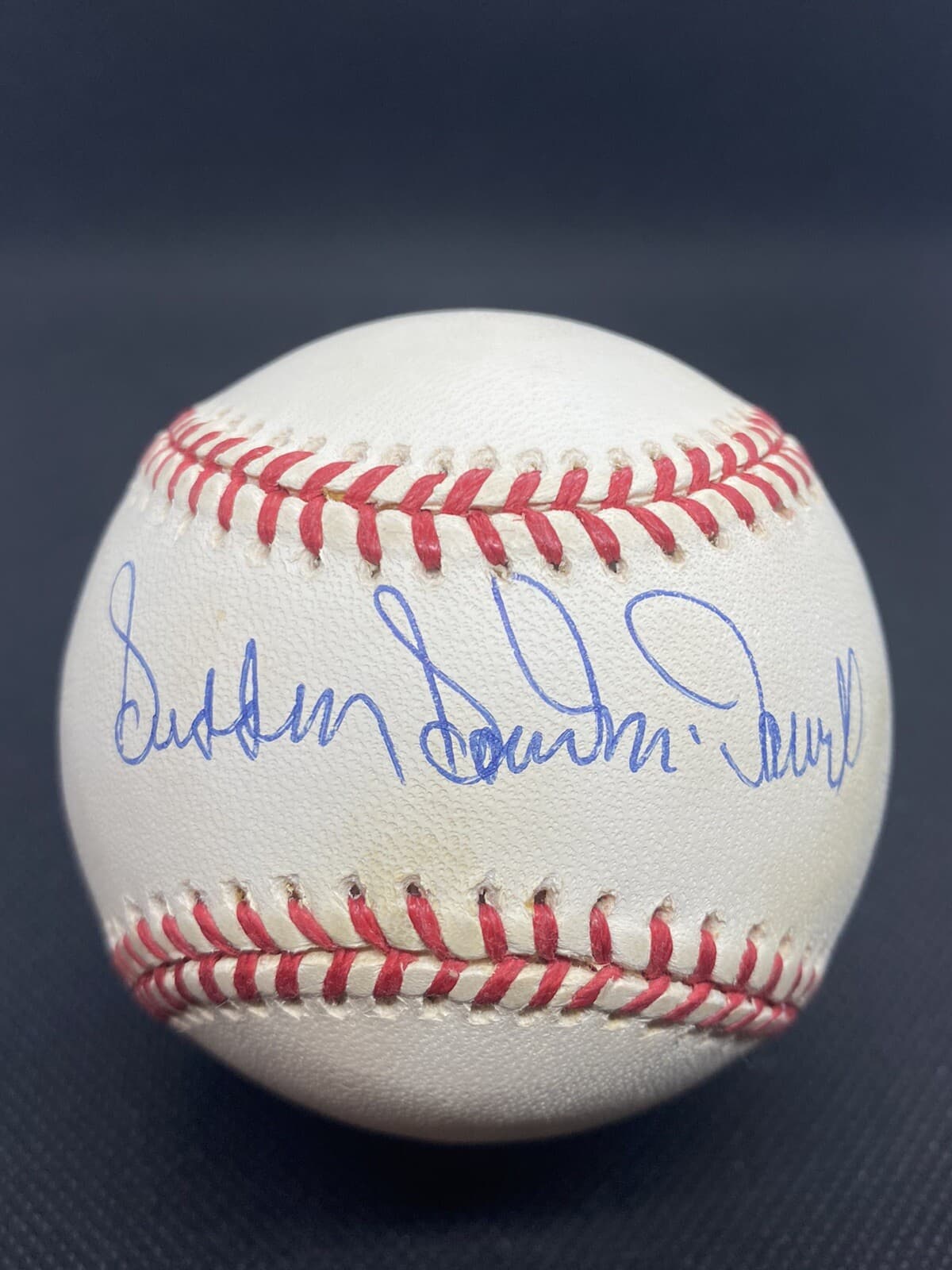 Sudden Sam McDowell Signed Baseball Cleveland Indians Yankees Giants