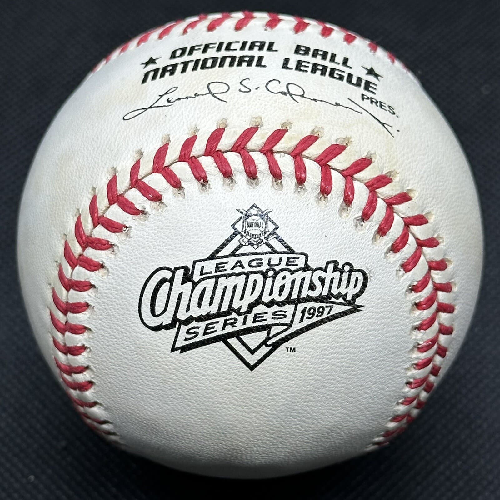 1997 NLCS Rawlings Official Logo Baseball National League Championship Series 