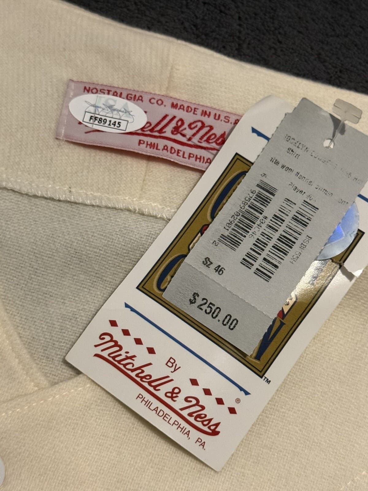 Duke Snider RJ STAT Signed Mitchell Ness Jersey Dodgers Baseball Brooklyn COA - image 5