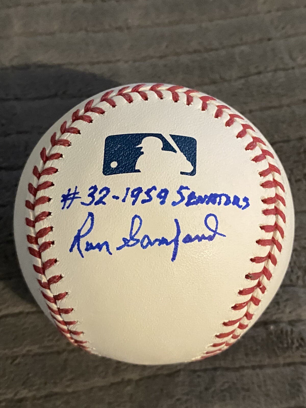 Ron Sanford Signed Baseball Minnesota Twins JSA COA VERY RARE 1959 Senators