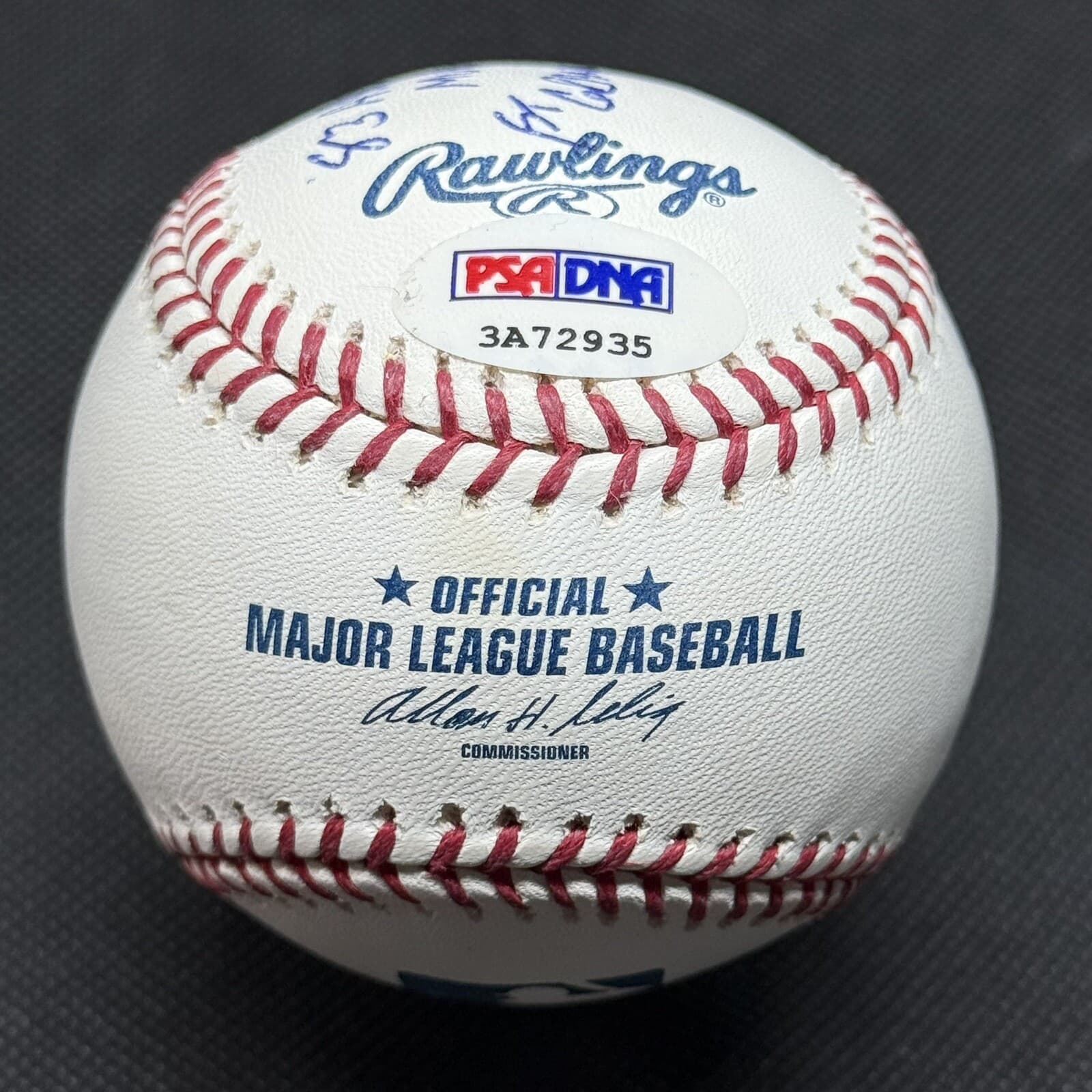 Fredric Michael Fred Lynn 11x Stat Full Name Signed Baseball PSA/DNA COA Red Sox - image 6