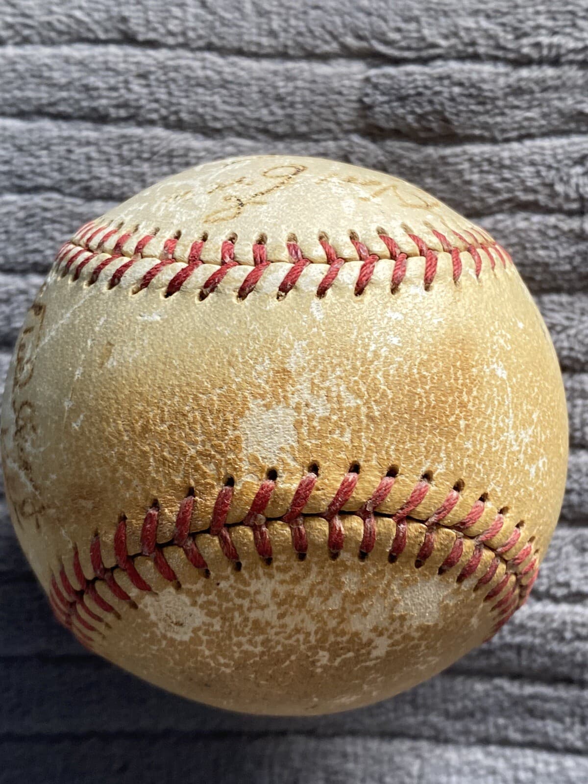 1952 Detroit Tigers Team Signed Baseball Ted Lyons Ferrell Kell Fred Hutchinson - image 6