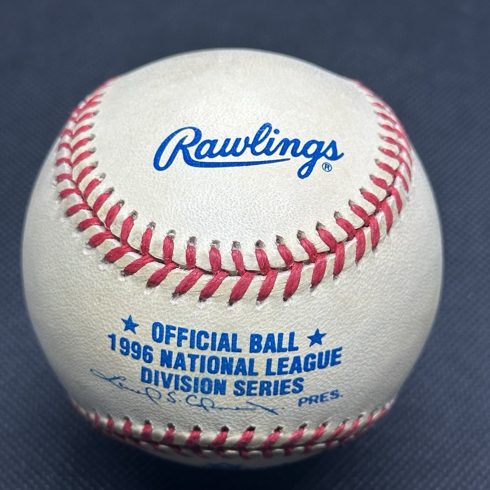 1996 NLDS Rawlings Official Logo Baseball National League Division Series FULL - image 2