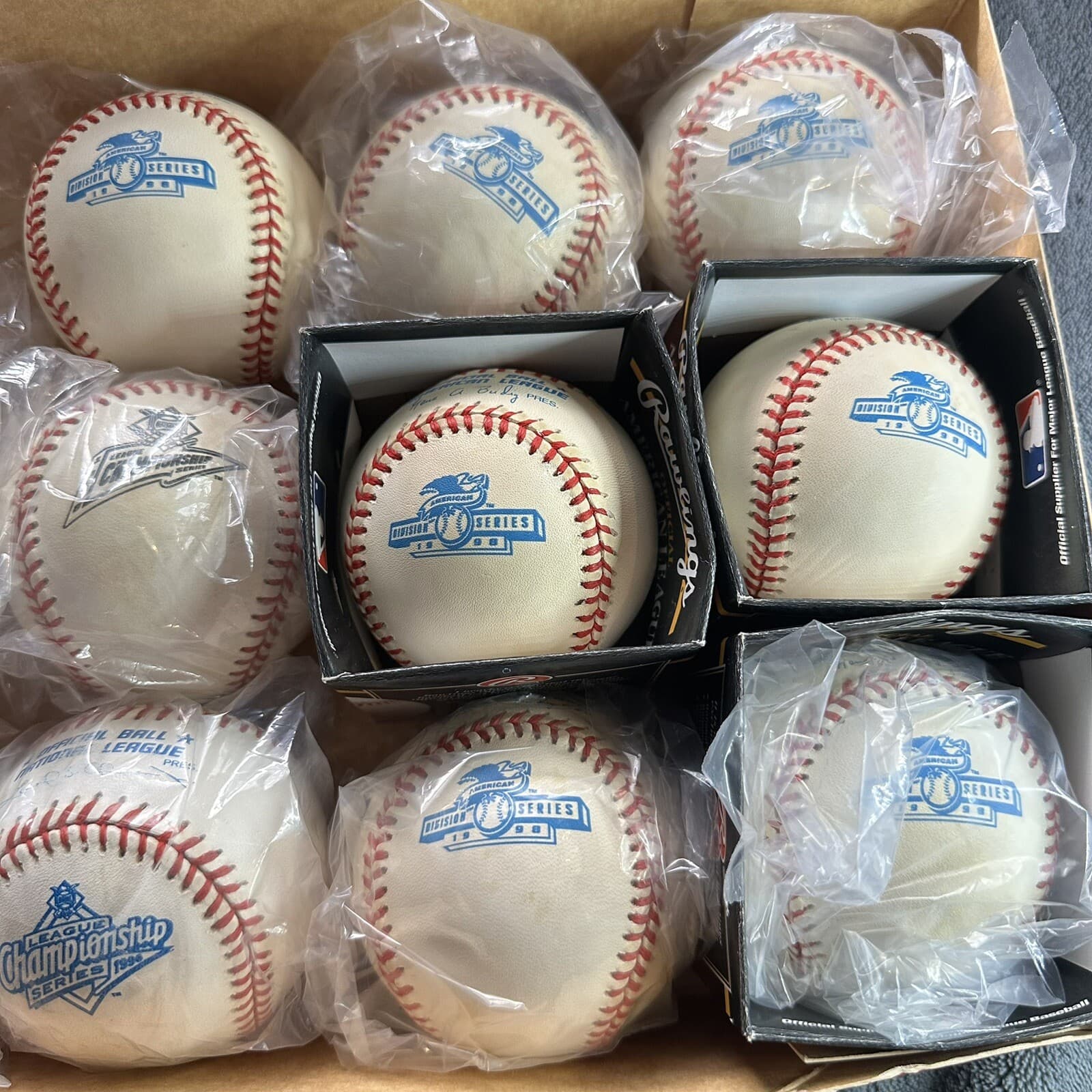 1998 ALDS Rawlings Official Logo Baseball American League Division Series - image 3