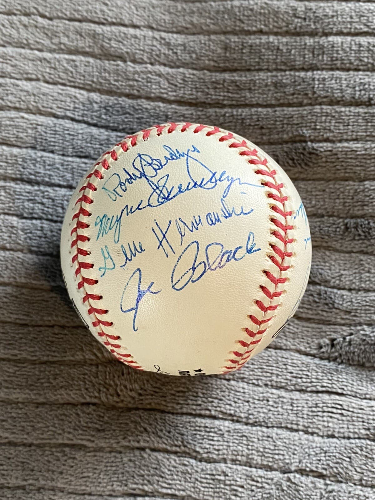 Jackie Robinson's Teammates Signed Baseball Snider Podres Pafko Erskine Dodgers - image 3