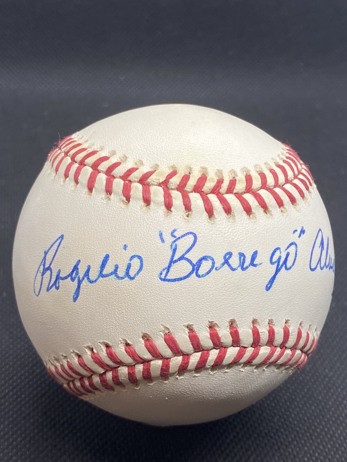 Rogelio Alvarez Borrego Signed Baseball Full Name RARE Reds Senators - image 2