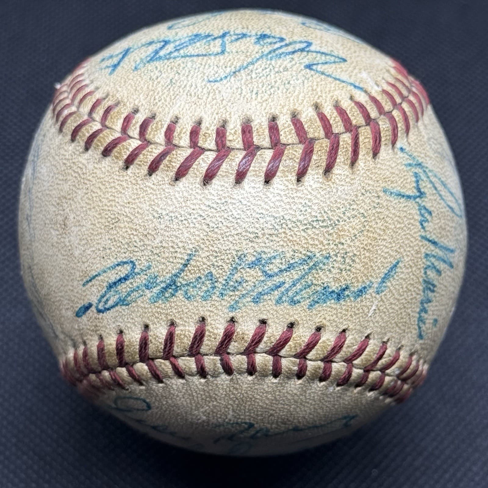 Roberto Clemente TWICE Signed Baseball 1960 Pirates World Series HOF JSA LOA